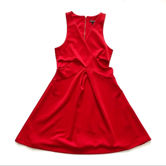 Express Dresses & Skirts - Express Crisscross Cutout Skater Dress